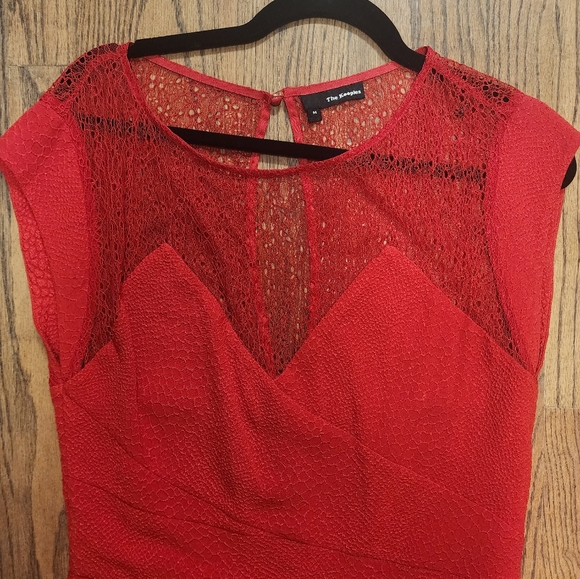 NWOT The Kooples Red Cocktail Dress - Picture 9 of 11
